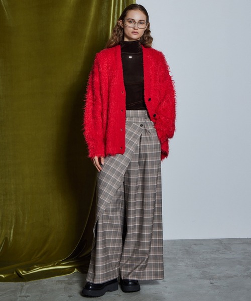 MAISON SPECIAL(メゾンスペシャル)の「【26WINTER PRE-ORDER】2WAY Velour Top/2WAYベロアTOP(Tシャツ/カットソー・レディース・ホワイト/ブラック/ブラウン/グレー/ライム・FREE)」の14枚目の写真
