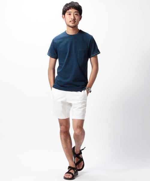 BEAMS(ビームス)の「BEAMS / インディゴ染め Tee(Tシャツ/カットソー・メンズ・ネイビー/サックスブルー・SMALL/MEDIUM/LARGE)」の5枚目の写真