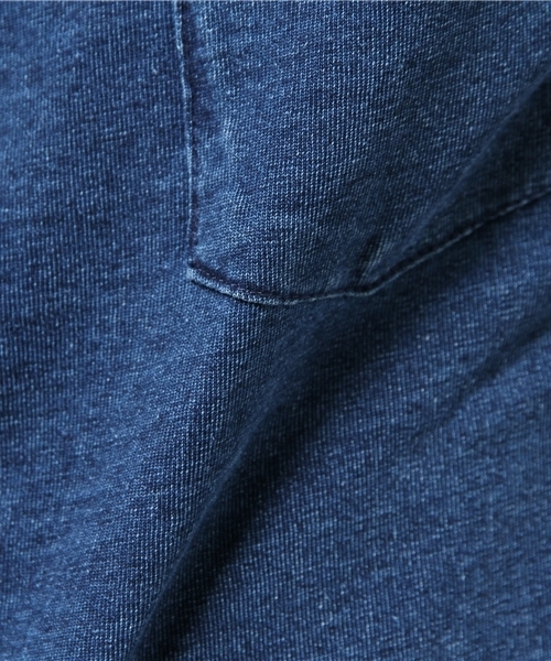 BEAMS(ビームス)の「BEAMS / インディゴ染め Tee(Tシャツ/カットソー・メンズ・ネイビー/サックスブルー・SMALL/MEDIUM/LARGE)」の9枚目の写真