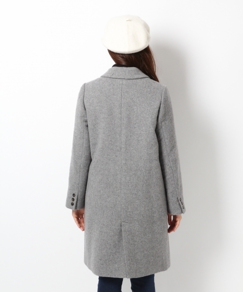 Heather（ヘザー）の「モッサWチェスターコート  723950（チェスターコート・レディース・グレー/ベージュ/ネイビー・SMALL/MEDIUM）」の8枚目の写真