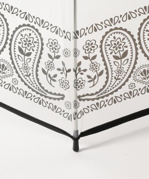 BEAUTY&YOUTH UNITED ARROWS(ビューティーアンドユースユナイテッドアローズ)の「BY ビニールペイズリー アンブレラ¨(長傘・レディース・ホワイト/グレー・FREE)」の5枚目の写真