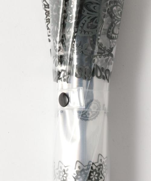 BEAUTY&YOUTH UNITED ARROWS(ビューティーアンドユースユナイテッドアローズ)の「BY ビニールペイズリー アンブレラ¨(長傘・レディース・ホワイト/グレー・FREE)」の7枚目の写真