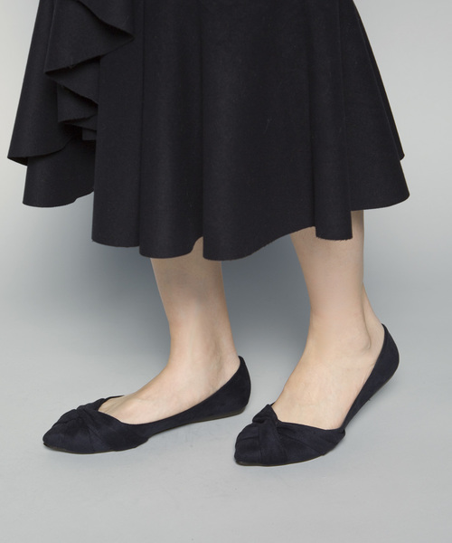 PLAIN CLOTHING(プレーンクロージング)の「フラットパンプス【SELECTED FOR PLAIN CLOTHING】(パンプス・レディース・カーキ/ブラック/バーガンディー/ライトグレー/ネイビー/ダークグレー/キャメル・38/36/40/35/37/39)」の6枚目の写真