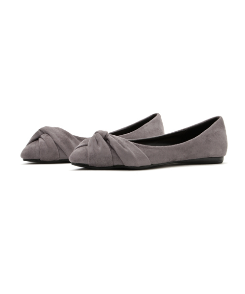 PLAIN CLOTHING(プレーンクロージング)の「フラットパンプス【SELECTED FOR PLAIN CLOTHING】(パンプス・レディース・カーキ/ブラック/バーガンディー/ライトグレー/ネイビー/ダークグレー/キャメル・38/36/40/35/37/39)」の15枚目の写真