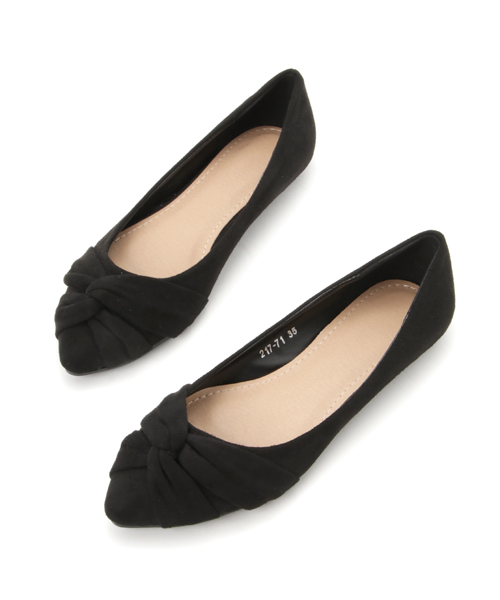 PLAIN CLOTHING(プレーンクロージング)の「フラットパンプス【SELECTED FOR PLAIN CLOTHING】(パンプス・レディース・カーキ/ブラック/バーガンディー/ライトグレー/ネイビー/ダークグレー/キャメル・38/36/40/35/37/39)」の11枚目の写真