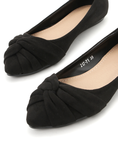 PLAIN CLOTHING(プレーンクロージング)の「フラットパンプス【SELECTED FOR PLAIN CLOTHING】(パンプス・レディース・カーキ/ブラック/バーガンディー/ライトグレー/ネイビー/ダークグレー/キャメル・38/36/40/35/37/39)」の12枚目の写真