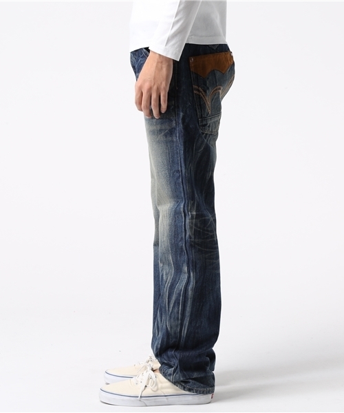 EDWIN（エドウィン）の「【EDWIN】403XVSレギュラーストレート　バイオウォッシュ（デニムパンツ・メンズ・ダークインディゴブルー・36inch/30inch/32inch/34inch/26inch/28inch）」の8枚目の写真