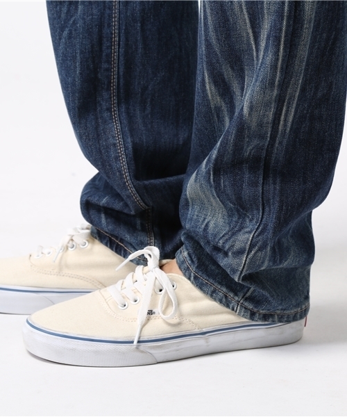 EDWIN（エドウィン）の「【EDWIN】403XVSレギュラーストレート　バイオウォッシュ（デニムパンツ・メンズ・ダークインディゴブルー・36inch/30inch/32inch/34inch/26inch/28inch）」の4枚目の写真
