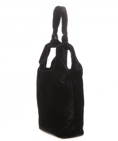 A part by（アパートバイ）の「ベロアBAG 739290 （トートバッグ・レディース・ブラック/ボルドー・FREE）」の3枚目の写真