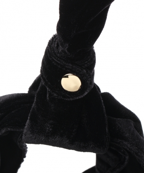 A part by（アパートバイ）の「ベロアBAG 739290 （トートバッグ・レディース・ブラック/ボルドー・FREE）」の6枚目の写真