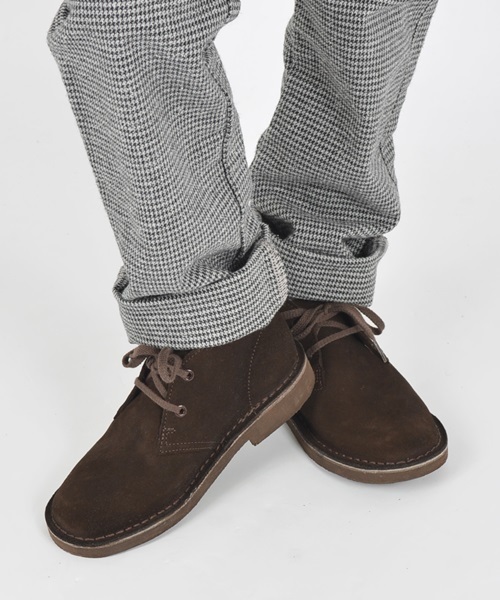 Clarks(クラークス)の「Clarks:DESERT BOOTS(kids) (ブーツ・キッズ・ブラウン/ベージュ・18/19/17/15 /16)」の2枚目の写真