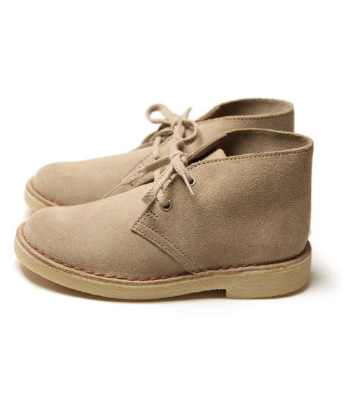 Clarks(クラークス)の「Clarks:DESERT BOOTS(kids) (ブーツ・キッズ・ブラウン/ベージュ・18/19/17/15 /16)」の3枚目の写真
