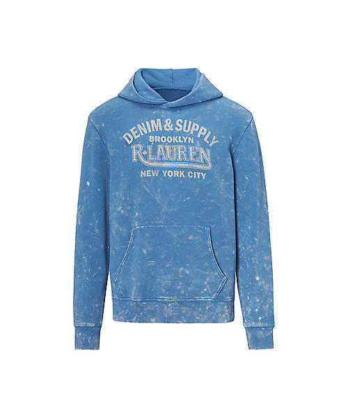 Denim & Supply Ralph Lauren（デニムアンドサプライラルフローレン）の「コットン テリー グラフィック フーディ（パーカー・メンズ・ブルー系9・LARGE/SMALL/MEDIUM/X-LARGE/X-SMALL）」の2枚目の写真