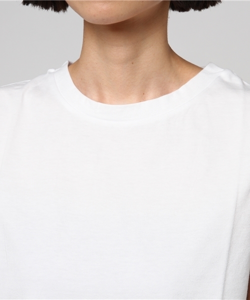 ottilie(オティーリエ)の「ノースリーブTシャツ(Tシャツ/カットソー・レディース・ホワイト/グレー/ブラック/アイボリー・FREE)」の8枚目の写真