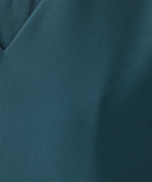 THE STATION STORE(ザ ステーション ストア)の「<closet story> □ダブルVネック タック SSL ワンピース(ワンピース・レディース・ベージュ/ロイヤルブルー・FREE)」の7枚目の写真