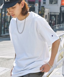 Champion（チャンピオン）の「Champion Authentic T-SHIRTS/ チャンピオン コットン ワッペン Tシャツ(1/2スリーブ) 無地T トップス（Tシャツ/カットソー）」