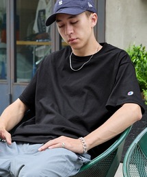 Champion（チャンピオン）の「Champion Authentic T-SHIRTS  チャンピオン コットン ワッペン Tシャツ(1 2スリーブ) 無地T トップス（Tシャツ/カットソー）」