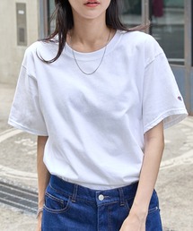 Champion（チャンピオン）の「Champion Authentic T-SHIRTS/ チャンピオン コットン ワッペン Tシャツ(1/2スリーブ) 無地T トップス（Tシャツ/カットソー）」