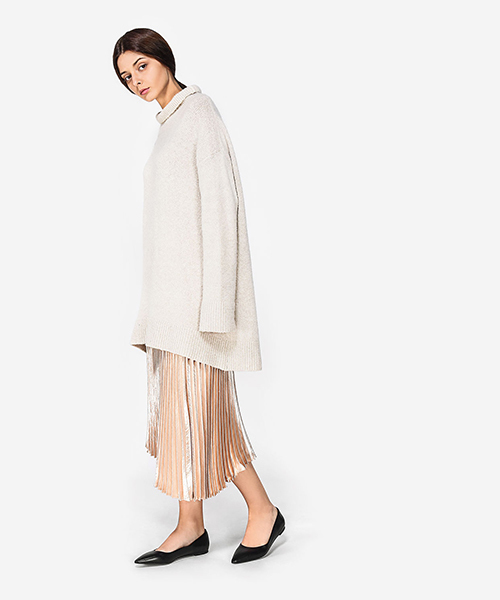 CHARLES & KEITH(チャールズ & キース)の「ポインテッドバレリーナパンプス / POINTED BALLERINA PUMPS(バレエシューズ・レディース・ネイビー/ブラック/シルバー・23.5cm/23cm/24.5cm)」の14枚目の写真