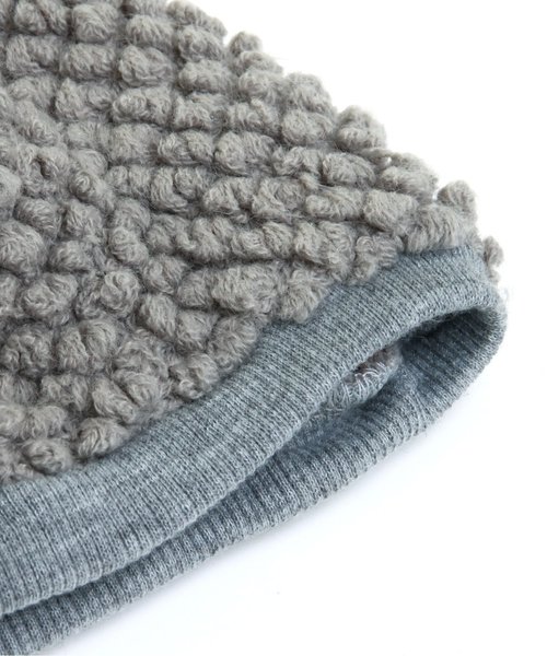 apres les cours（アプレレクール）の「ポコポコニットベレー帽（その他ベビー用品・キッズ・グレー/サックスブルー・46/48）」の5枚目の写真