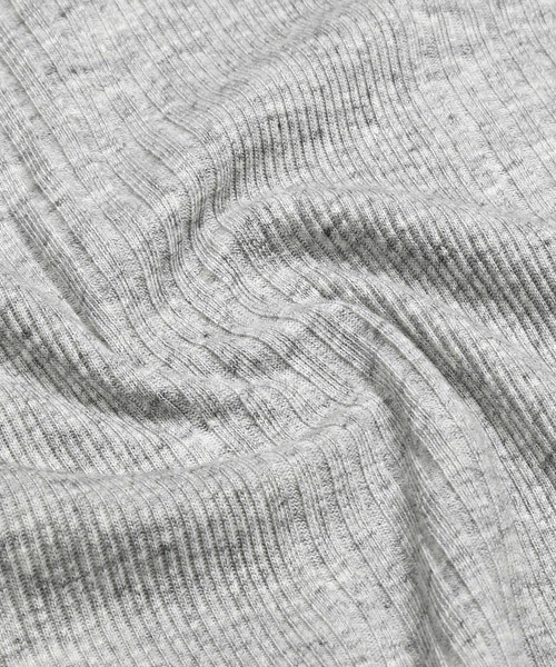 LUXSTYLE（ラグスタイル）の「ランダムテレコリブVネックロンＴ（Tシャツ/カットソー・メンズ・ブラック/ブラック系その他/ワイン/ホワイト/ブルー/杢グレー・L/M/XL/S）」の18枚目の写真