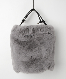 VENCEEXCHANGE | フェイクファー巾着2WAYバッグ (トートバッグ)