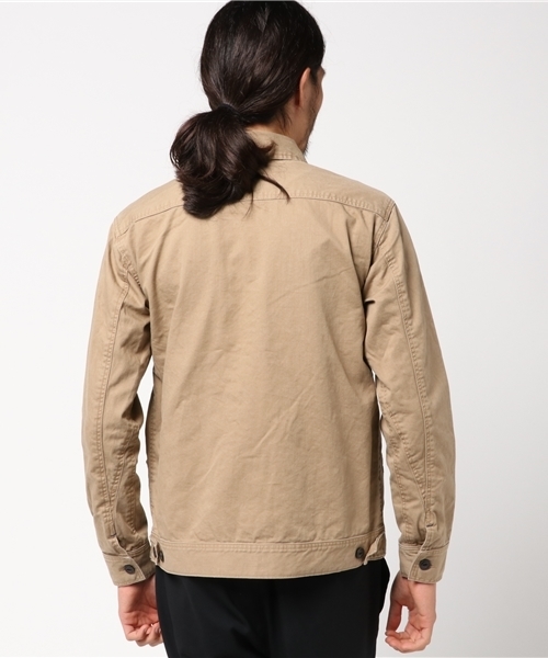 GREEN BOWL（グリーンボウル）の「GREEN BOWL Chino Cloth Full Zip Jacket/グリーンボウルチノクロスフルジップジャケット（ブルゾン・メンズ・ベージュ・40/38/36）」の6枚目の写真