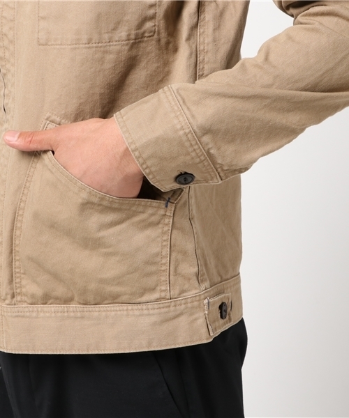 GREEN BOWL（グリーンボウル）の「GREEN BOWL Chino Cloth Full Zip Jacket/グリーンボウルチノクロスフルジップジャケット（ブルゾン・メンズ・ベージュ・40/38/36）」の8枚目の写真