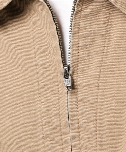 GREEN BOWL（グリーンボウル）の「GREEN BOWL Chino Cloth Full Zip Jacket/グリーンボウルチノクロスフルジップジャケット（ブルゾン・メンズ・ベージュ・40/38/36）」の9枚目の写真