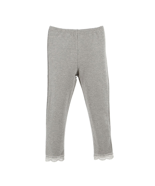 Catherine Cottage（キャサリンコテージ）の「裾レースストレッチレギンス（レギンス/スパッツ・キッズ・ピンク系その他2/グレー系その他4/グリーン系その他2/ブルー系その他3/ベージュ系その他3/ネイビー/レッド系その他2/グリーン系その他4/グリーン系その他3/グレー系その他3/グレー/パープル/ブラウン系その他2/ブルー系その他2/イエロー系その他2/ピンク/ブラック/イエロー系その他3/ライラック/パープル系その他6・90/100/120/140/130/110）」の5枚目の写真