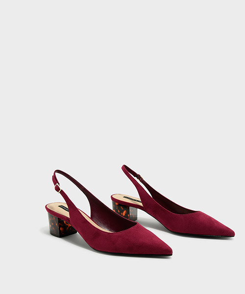 CHARLES & KEITH(チャールズ & キース)の「ポインテッドスリングバックヒール/POINTED SLINGBACK HEELS(パンプス・レディース・ブラック/シルバー/レッド・25cm/22.5cm/23.5cm/24.5cm/23cm)」の11枚目の写真