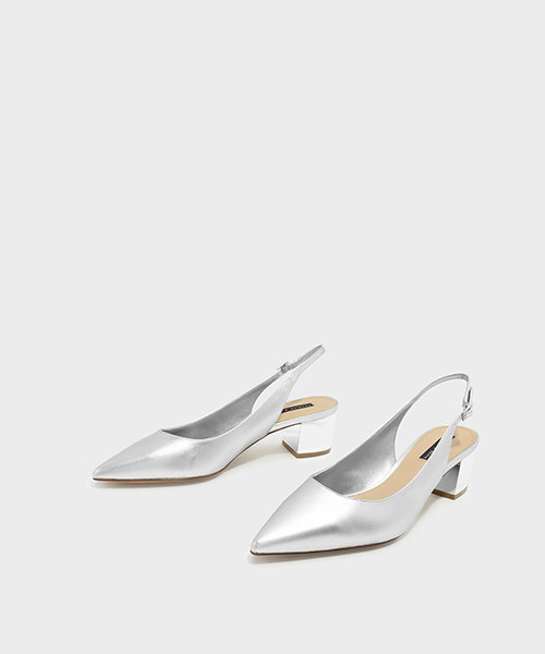 CHARLES & KEITH(チャールズ & キース)の「ポインテッドスリングバックヒール/POINTED SLINGBACK HEELS(パンプス・レディース・ブラック/シルバー/レッド・25cm/22.5cm/23.5cm/24.5cm/23cm)」の17枚目の写真