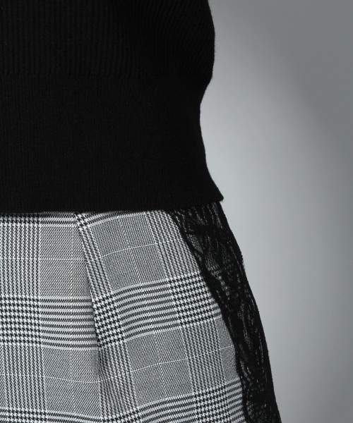 Andemiu（アンデミュウ）の「スカラップリボンベルトニット778546（ニット/セーター・レディース・ネイビー/ブラック/ピンク/オフホワイト/マスタード・FREE）」の19枚目の写真