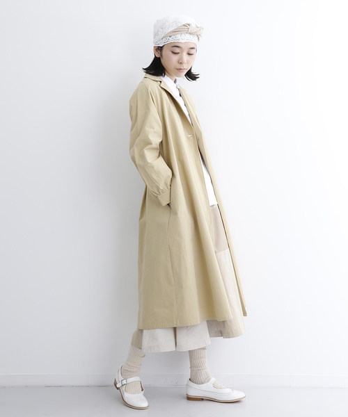 MERLOT（メルロー）の「オープンカラーコート7371（チェスターコート・レディース・ベージュ/カーキ/ブラック・FREE）」の12枚目の写真