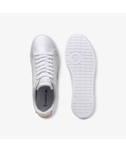 LACOSTE(ラコステ)の「ウィメンズ CARNABY EVO 118 6(スニーカー・レディース・ホワイト×グレー/ホワイト×ゴールド・24cm/23.5cm/23cm/22.5cm/24.5cm)」の5枚目の写真