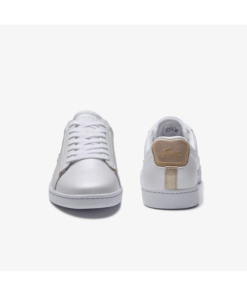 LACOSTE(ラコステ)の「ウィメンズ CARNABY EVO 118 6(スニーカー・レディース・ホワイト×グレー/ホワイト×ゴールド・24cm/23.5cm/23cm/22.5cm/24.5cm)」の4枚目の写真