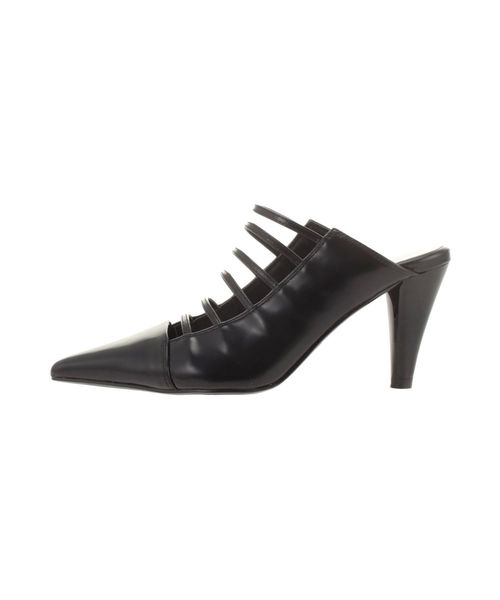 MURUA（ムルーア）の「ボーダーストラップミュール（パンプス・レディース・その他1/シルバー/ブラック・35/36/37）」の15枚目の写真