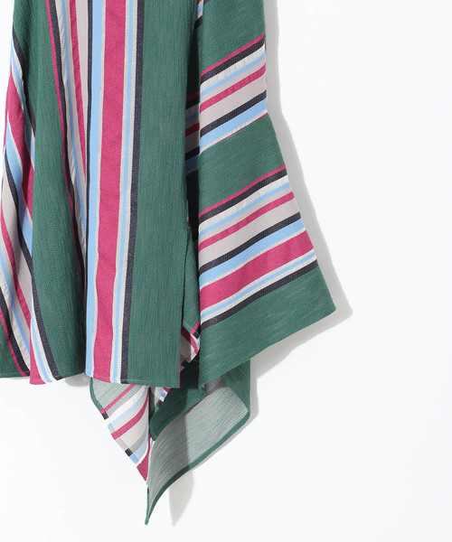 UNITED TOKYO（ユナイテッドトウキョウ）の「マルチストライプスカート（スカート・レディース・ピンク/マスタード・1）」の3枚目の写真