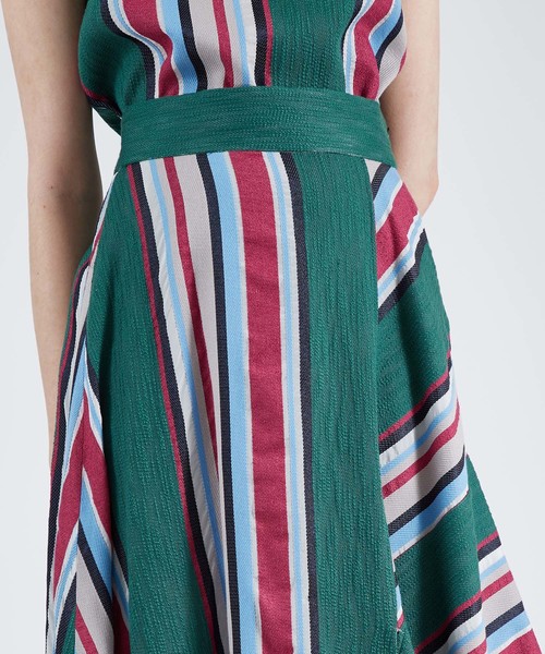 UNITED TOKYO（ユナイテッドトウキョウ）の「マルチストライプスカート（スカート・レディース・ピンク/マスタード・1）」の10枚目の写真