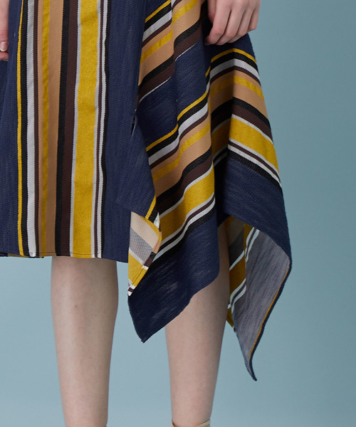 UNITED TOKYO（ユナイテッドトウキョウ）の「マルチストライプスカート（スカート・レディース・ピンク/マスタード・1）」の14枚目の写真