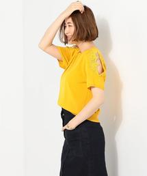 Jewel Changes | 〓JOC オープン/スリーブ シシュウレース プルオーバー(ニット/セーター)