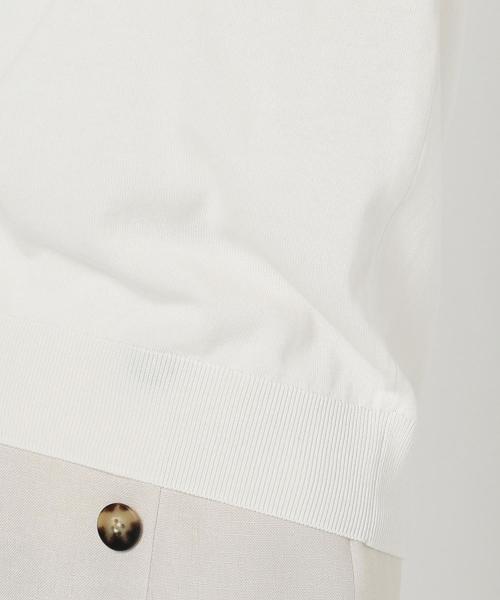 Jewel Changes（ジュエルチェンジズ）の「〓JOC オープン/スリーブ シシュウレース プルオーバー（ニット/セーター・レディース・ホワイト/ダークグリーン/イエロー・FREE）」の12枚目の写真