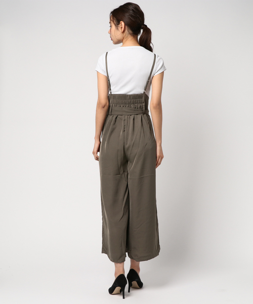 ルメランジュ　オールインワン ウエストリボン付き 楽天市場】le melange ルメランジュ ルメランジェ