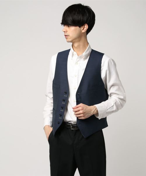 THE SUIT COMPANY(ザ・スーツカンパニー)の「<FORMAL>『CERIMONIA』リバーシブルジレ(ベスト・メンズ・ブルー系その他・S/M/LL/3L/SS/L)」の6枚目の写真