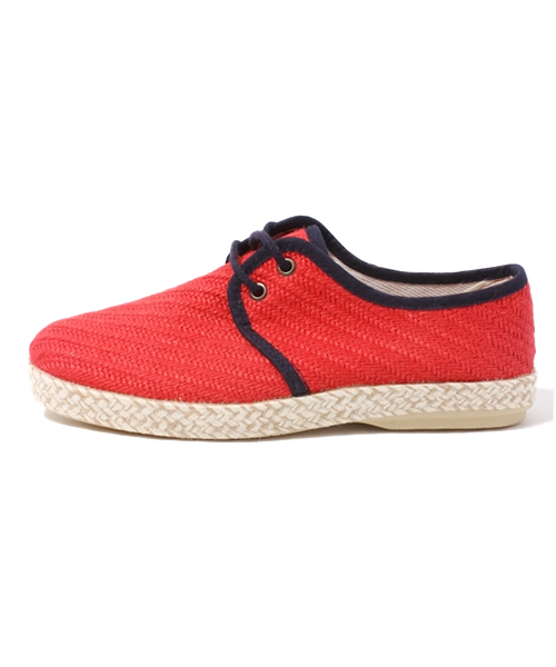 RATTLE TRAP(ラトルトラップ)の「【HIELO別注】ジュートシューズ(モカシン/デッキシューズ・メンズ・ネイビー/レッド/オレンジ/トリコロール・SMALL/MEDIUM/LARGE)」の5枚目の写真