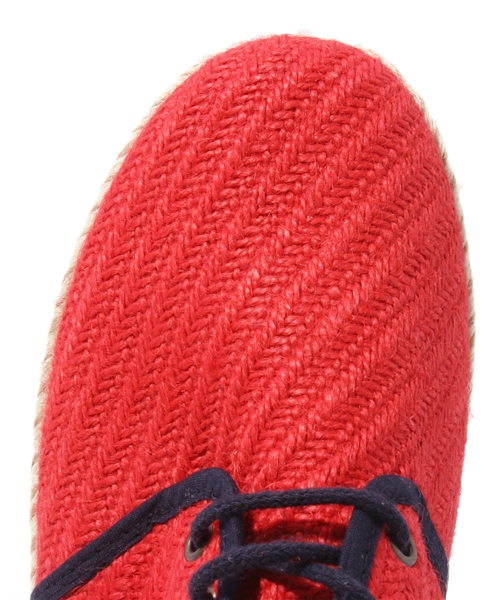 RATTLE TRAP(ラトルトラップ)の「【HIELO別注】ジュートシューズ(モカシン/デッキシューズ・メンズ・ネイビー/レッド/オレンジ/トリコロール・SMALL/MEDIUM/LARGE)」の8枚目の写真