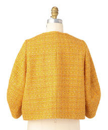 ⭐︎Drawer⭐︎ドゥロワー ツイード スナップ ノーカラー　ジャケット 36 33341537_B_02_215.jpg