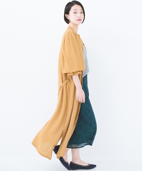 新製品情報も満載 羽織っても便利なウエストリボンワンピース ワンピース Haco ハコ のワンピース 太ってもばれず ワンピース ワンピース Haco ハコ のファッション 太ってもばれず