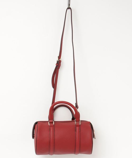 NATURAL BEAUTY BASIC（ナチュラルビューティーベーシック）の「シュリンクラウンドボストン（トートバッグ・レディース・レッド/グリーン/ベージュ系その他・ﾌﾘ-）」の4枚目の写真