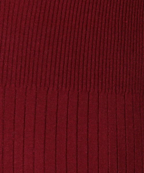 NARACAMICIE(ナラカミーチェ)の「レーヨンストレッチ3段切り替えリブVカーディガン(カーディガン/ボレロ・レディース・ブラック/レッド/ネイビー・MEDIUM/LARGE)」の12枚目の写真